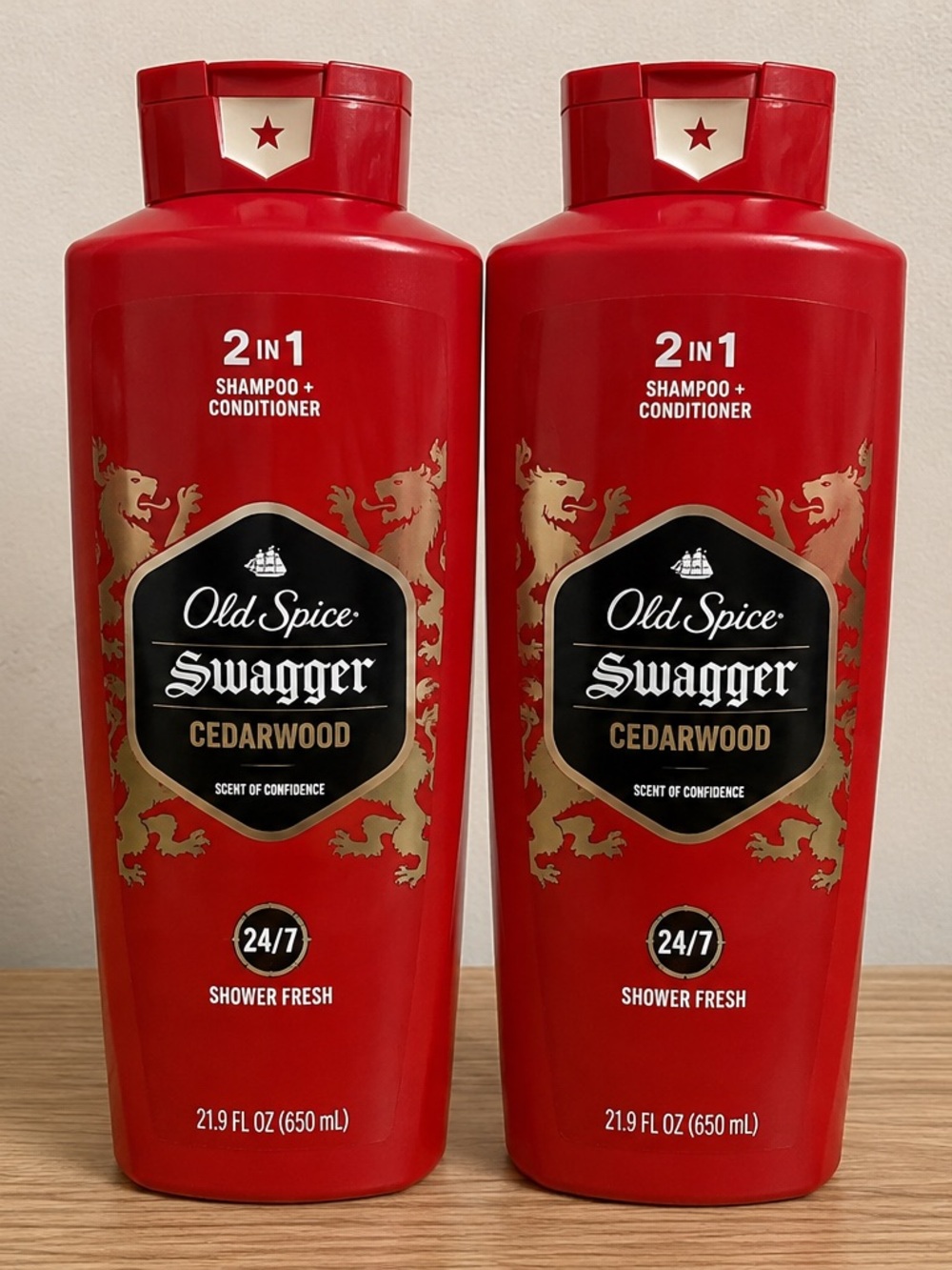 Swagger Cedarwood 2-in-1 Shampoo + Conditioner - Red